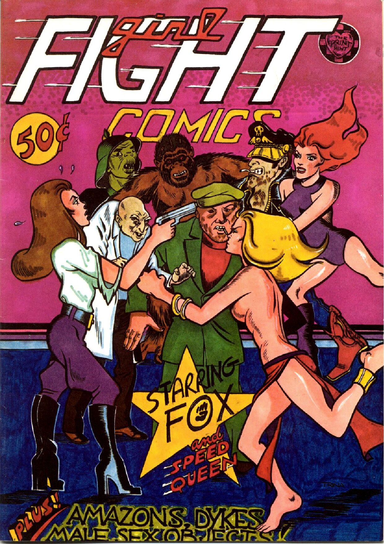 Girl Fight Comics #1 page 1 full