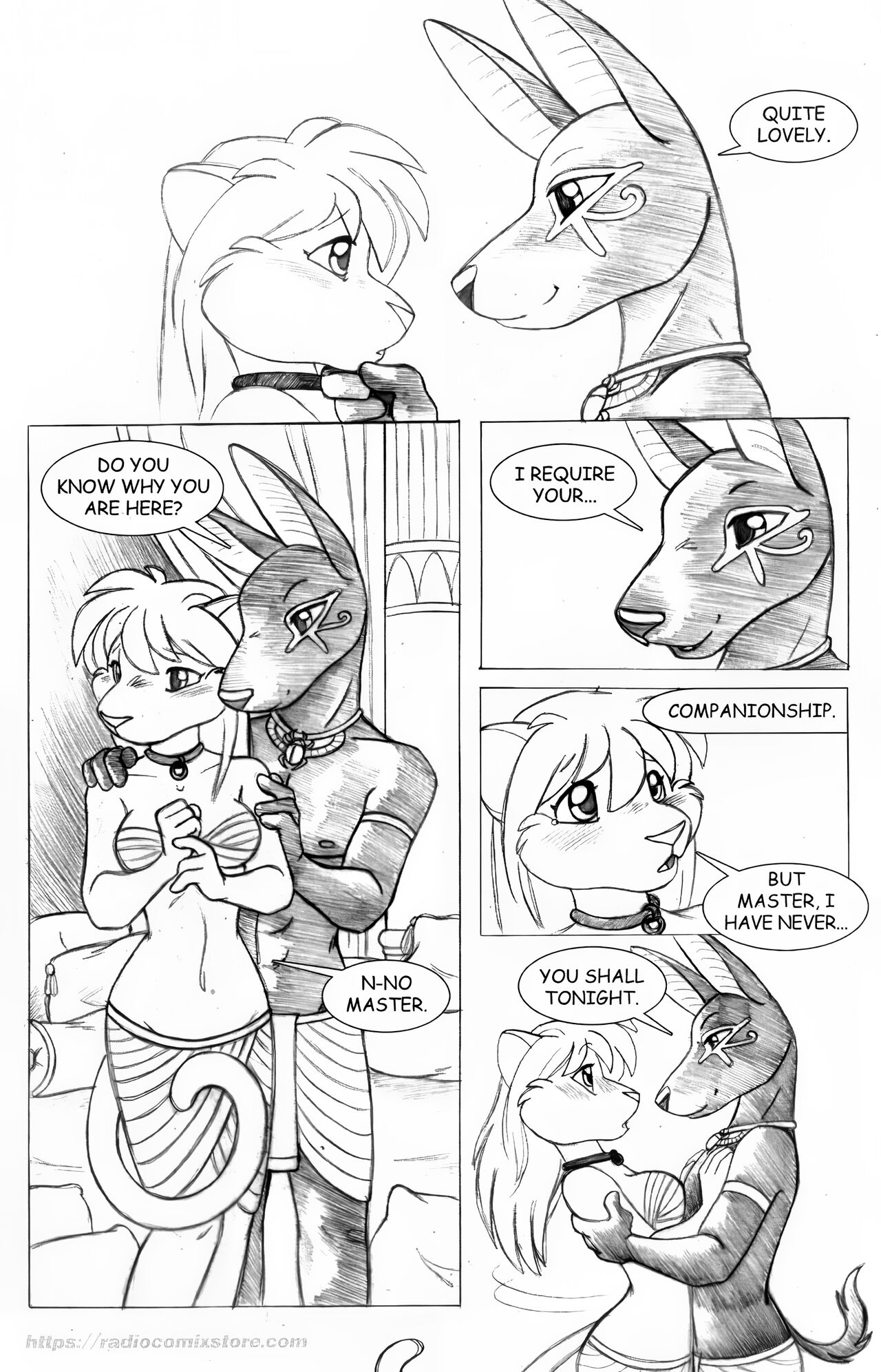 Anubis: Dark Desire #4 page 5 full