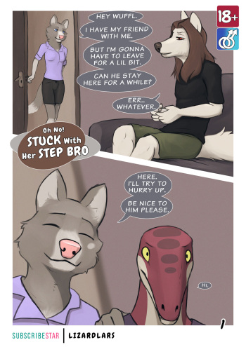 [Lizardlars] Stuck With Her Step Bro Chapter 1 cover