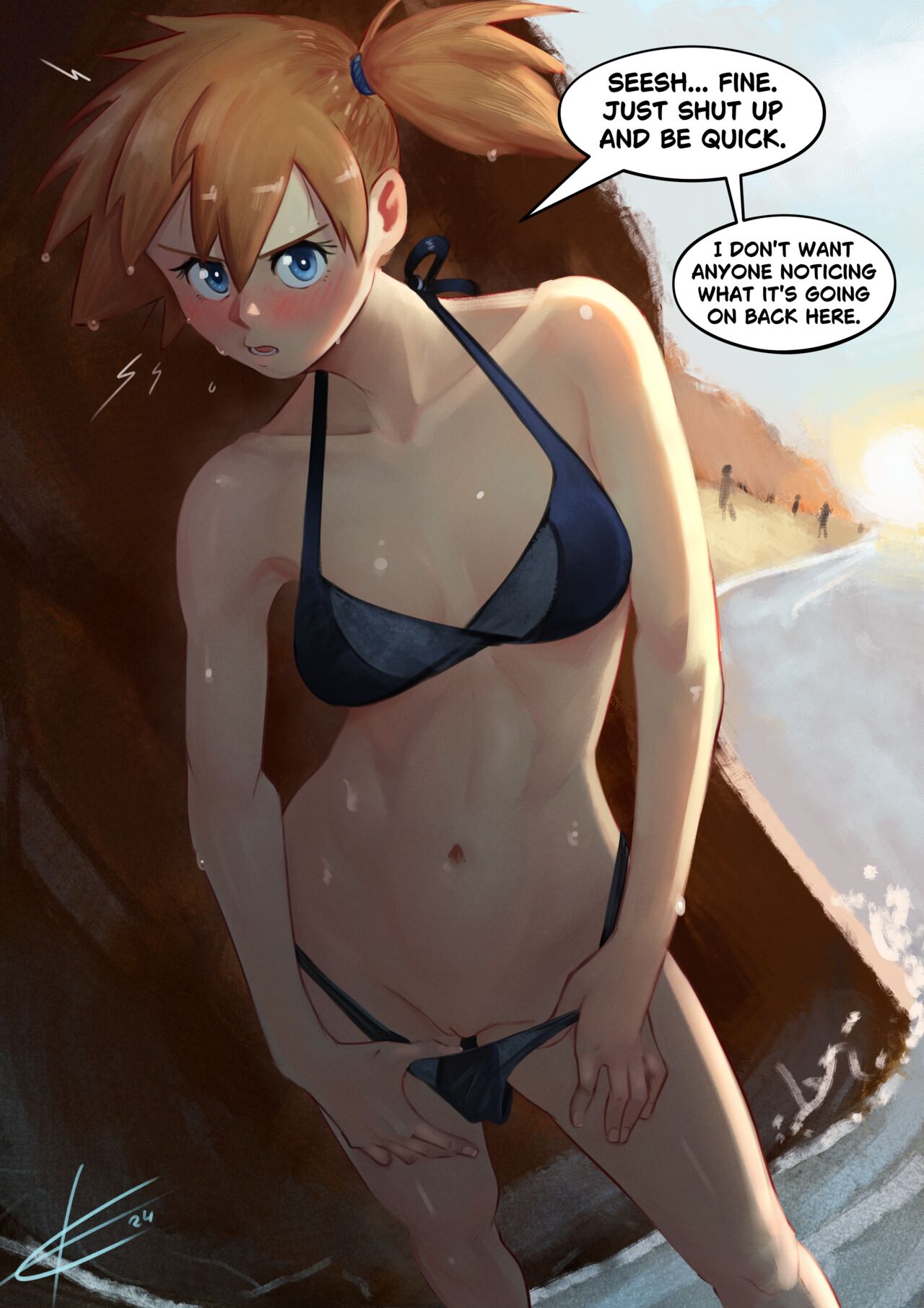 Behind the Rock at the Beach Side. page 5 full
