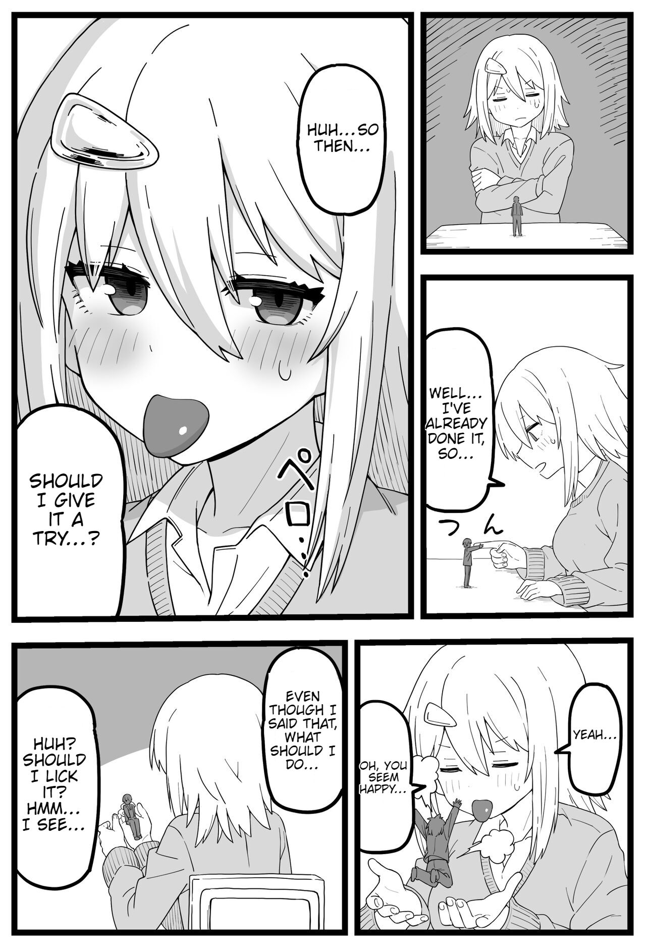 Sugoi Dekai  Classmate ni Butsuriteki ni Taberareru Manga | The Manga about Being Physically Eaten by a Giant Classmate page 11 full