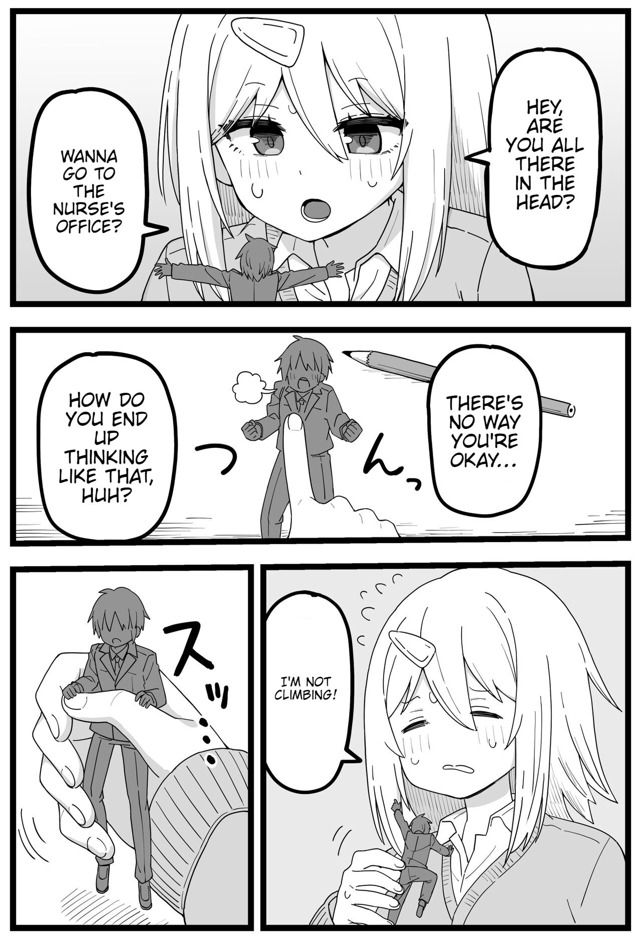 Sugoi Dekai  Classmate ni Butsuriteki ni Taberareru Manga | The Manga about Being Physically Eaten by a Giant Classmate page 3 full