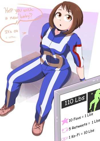 [Sofuki] The fattening ''Baby''/ Overcome Uraraka cover