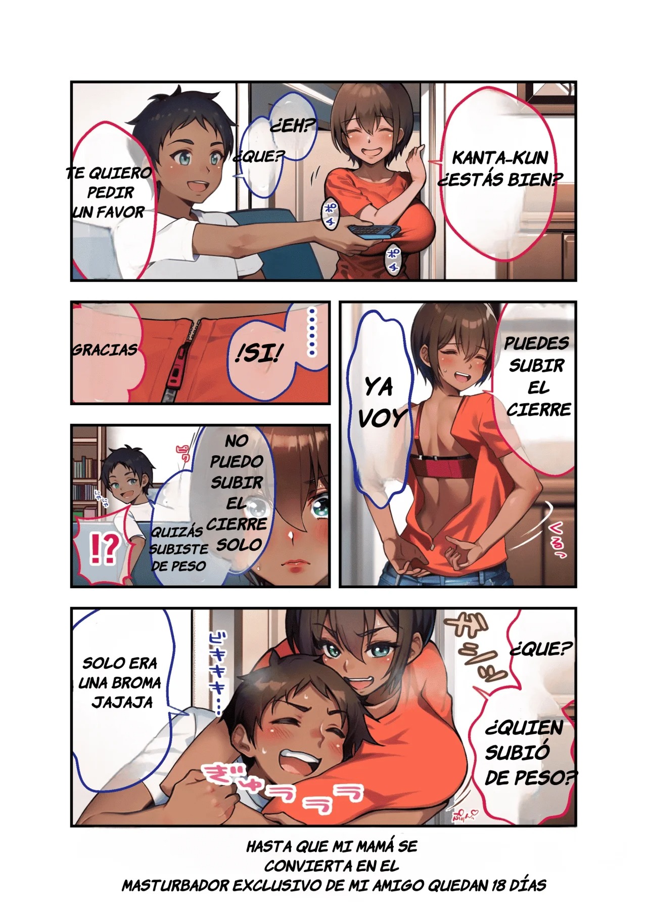 28-Nichi-go ni Ore no Kachan ga Tomodachi no Senyo Onahoru ni Naru Hanashi | Día 28, Mi Madre se Convertirá Masturbador Personal de mi Amigo page 12 full