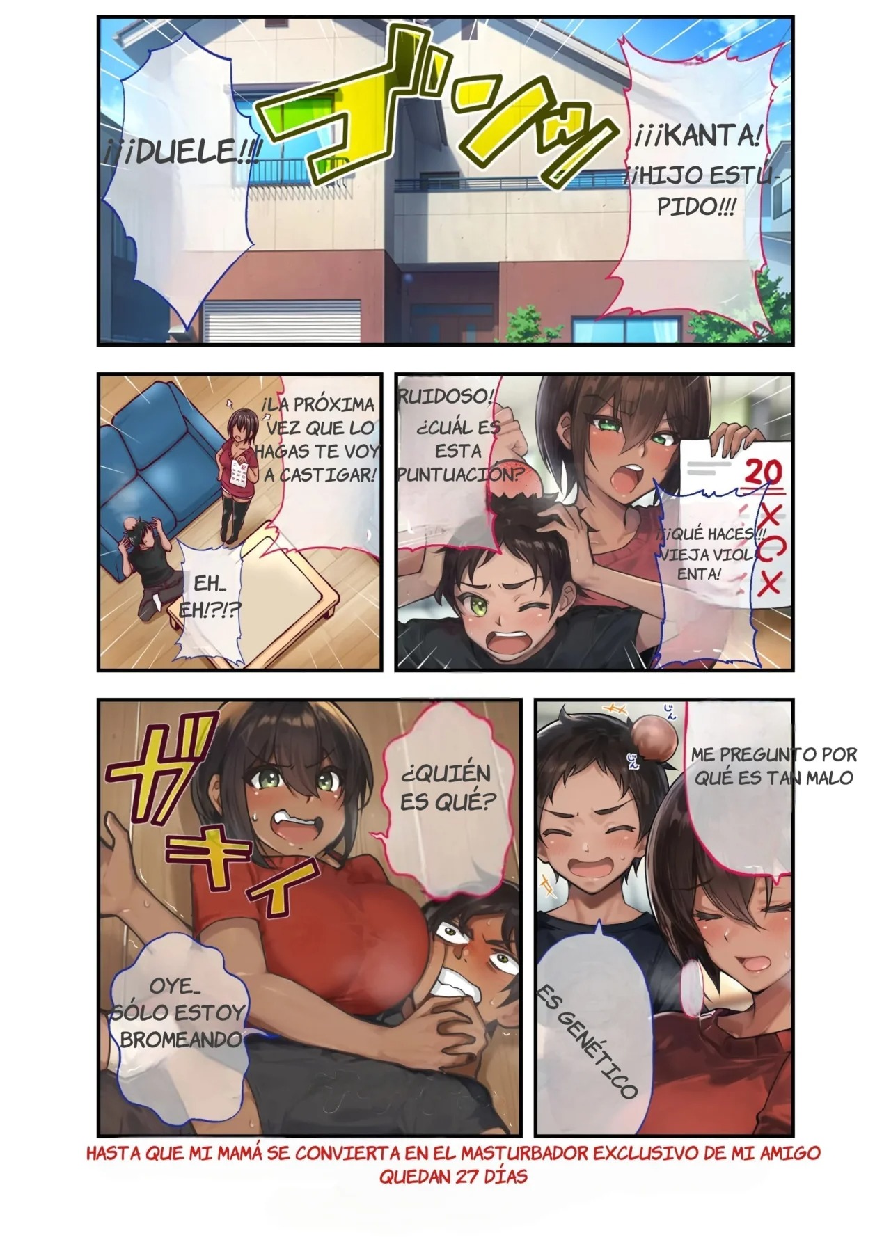 28-Nichi-go ni Ore no Kachan ga Tomodachi no Senyo Onahoru ni Naru Hanashi | Día 28, Mi Madre se Convertirá Masturbador Personal de mi Amigo page 3 full
