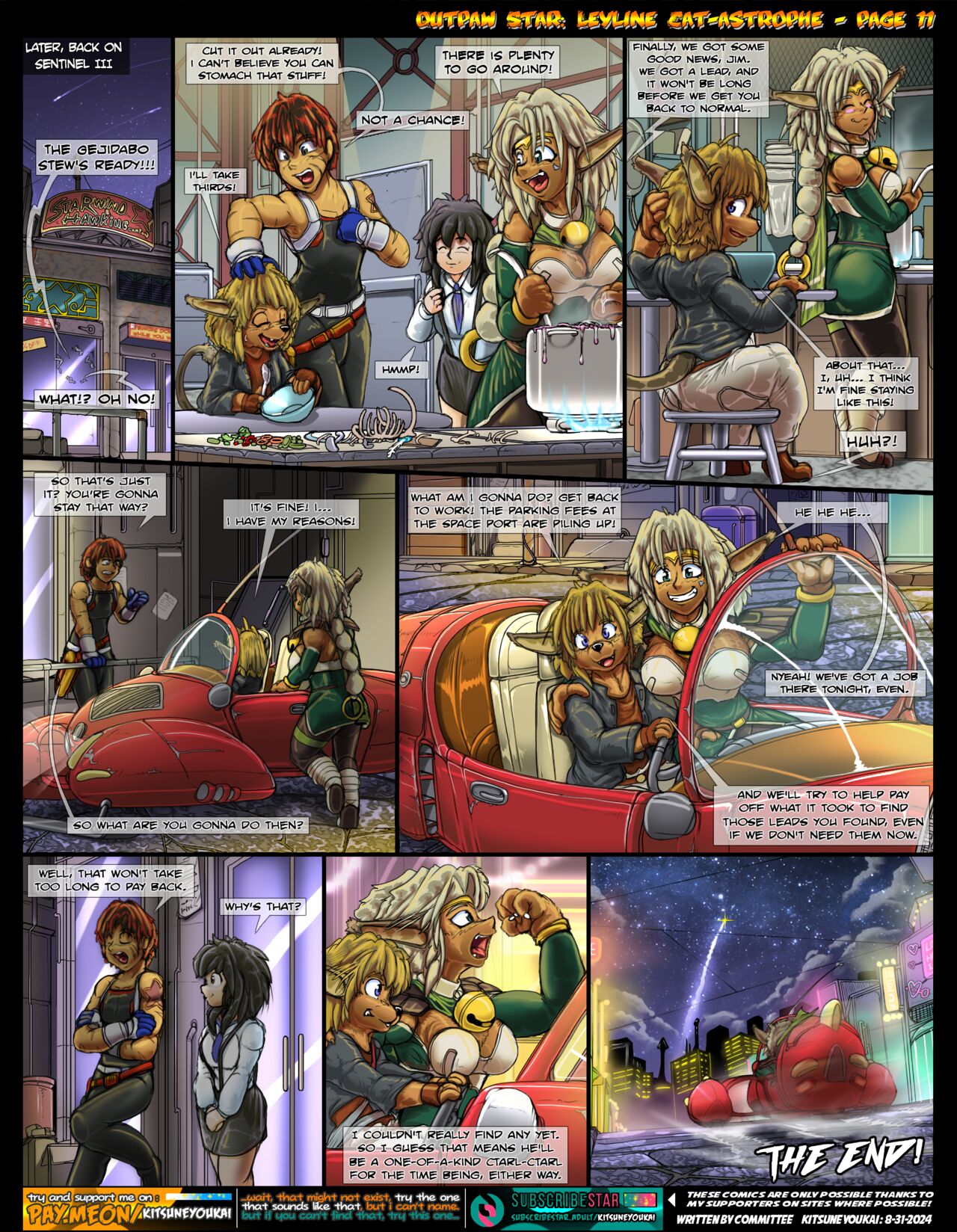 Outpaw Star: Leyline Cat-astrophe by Kitsune Youkai page 12 full