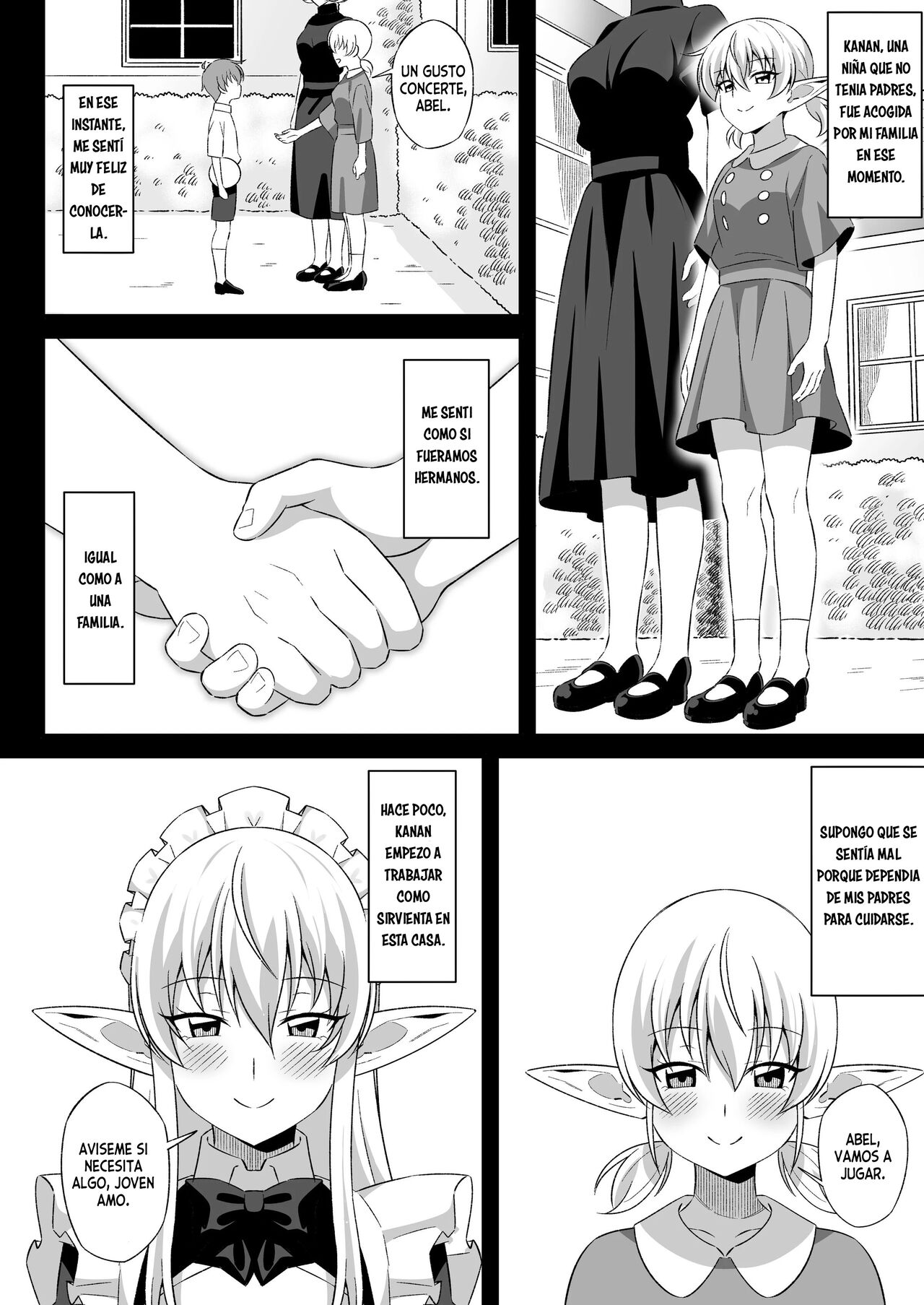 Oyashiki ni Tsukaeru Elf wa Goshujin-sama ni XXXX de Gohoushi Suru no ga Shigoto desu page 3 full