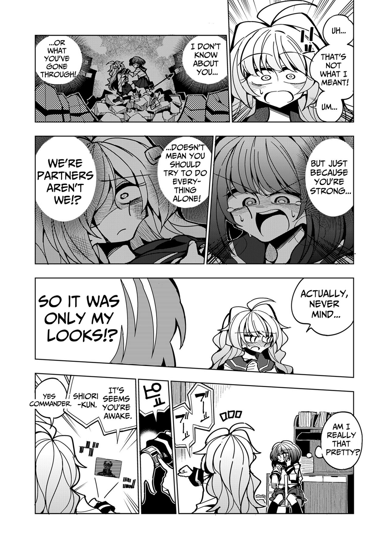 Shizuku to Shiori-Senpai ga Akuochi Futanari Kaizou Sareta node Watashi ga Shasei o Kanri Shimasu!- | Shizuku & Shiori ~It's Up to Me To Service Futanari-modified Senpai!~ page 11 full