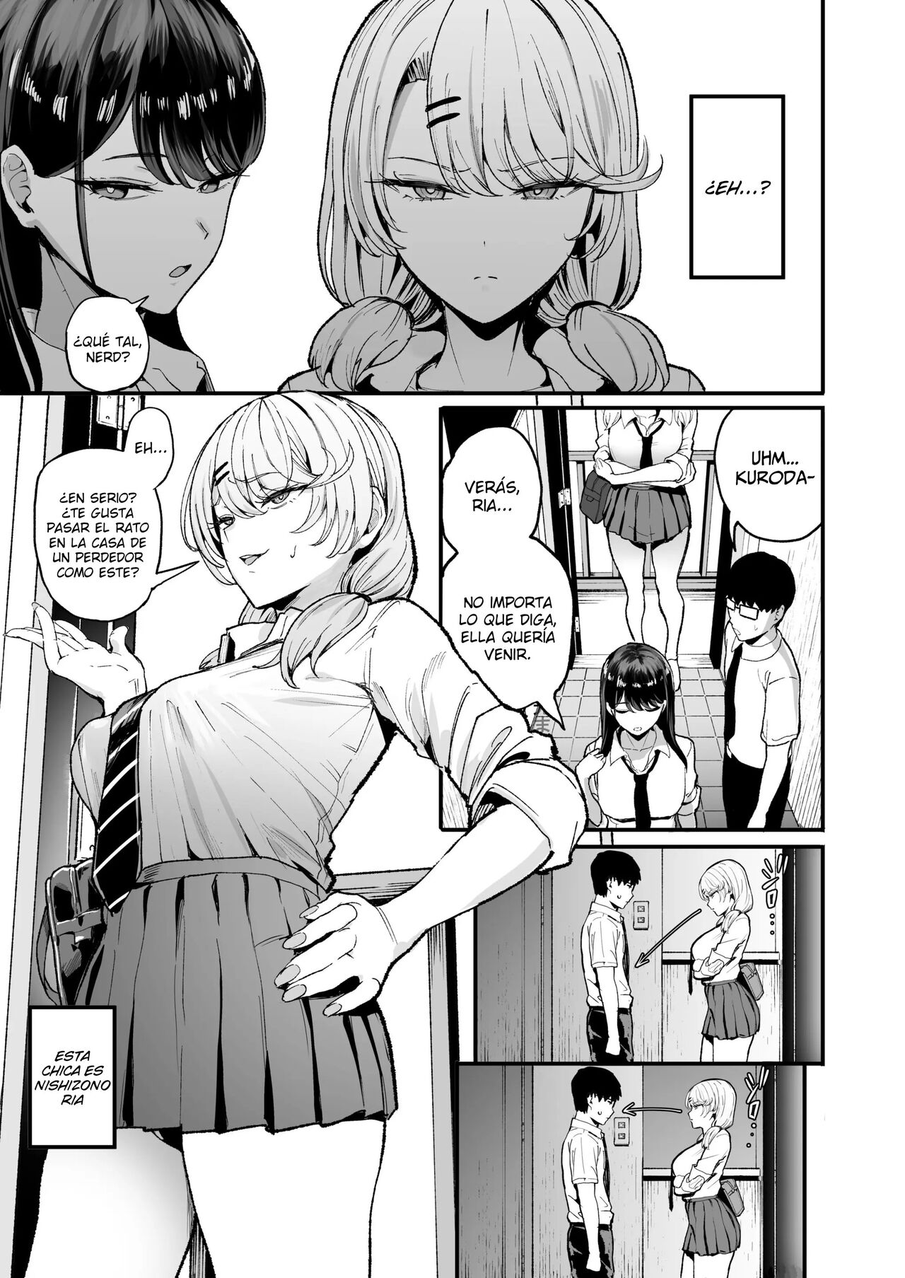 Iribitari Gal ni Manko Tsukawasete Morau Hanashi 3 | La Gyaru Que Pasa Tiempo Conmigo Me Deja Usar Su Vagina 3 page 4 full