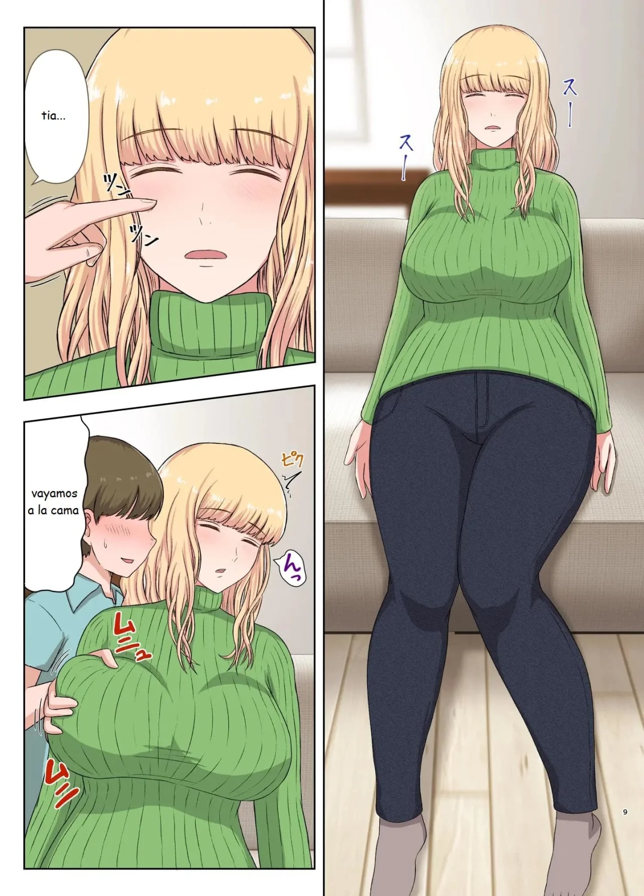 Kinpatsu Obasan no Suiminkan page 8 full