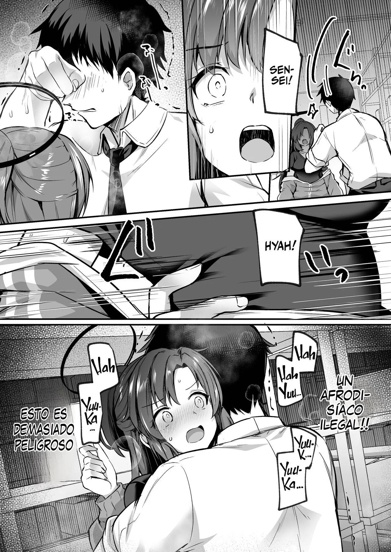 Bousou shita Sensei ni Oshitao Sarete SEX Suru Hon | Calmando el Deseo de Sensei con Sexo page 6 full
