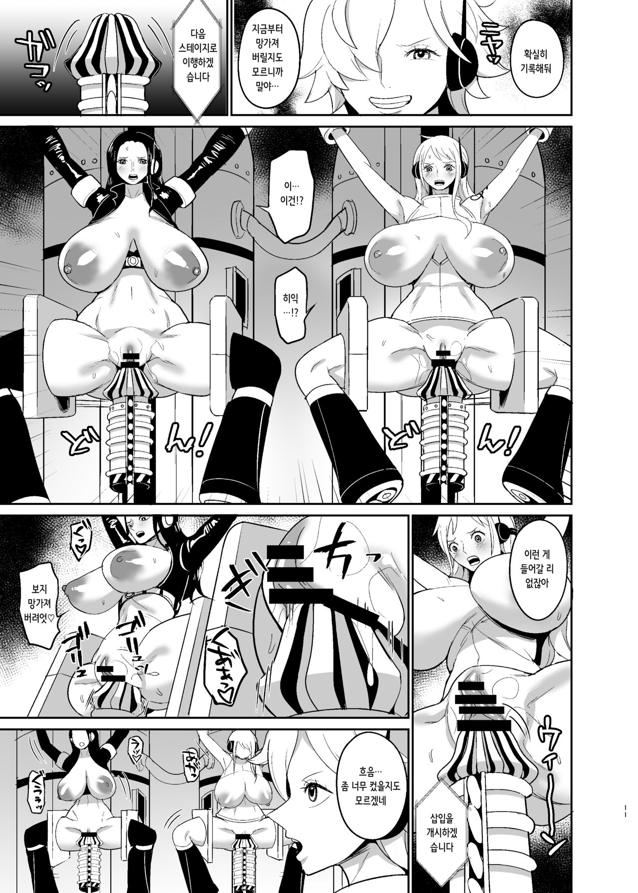Onna Kaizoku Kyousei Zecchou Kikaikan | 여해적 강제 절정 기계간 page 12 full