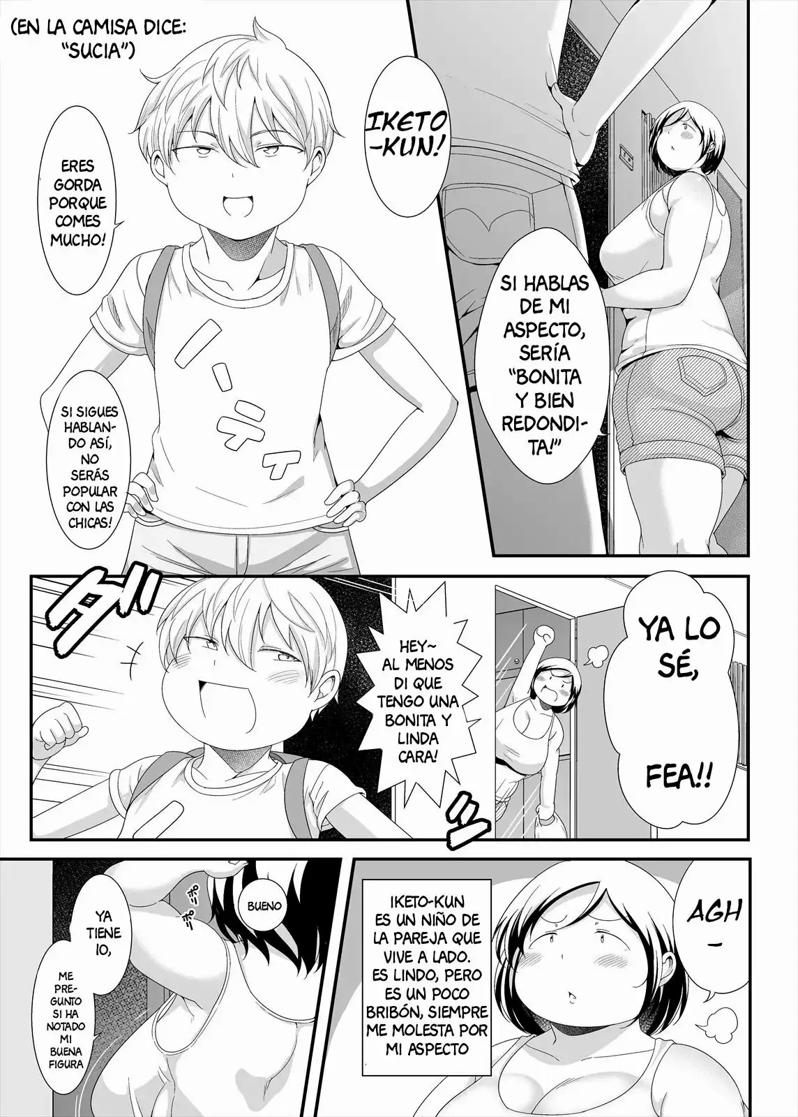 Otonari no Jimi Pocha Onee-chan | Plain Chubby Big Sis Next Door page 4 full