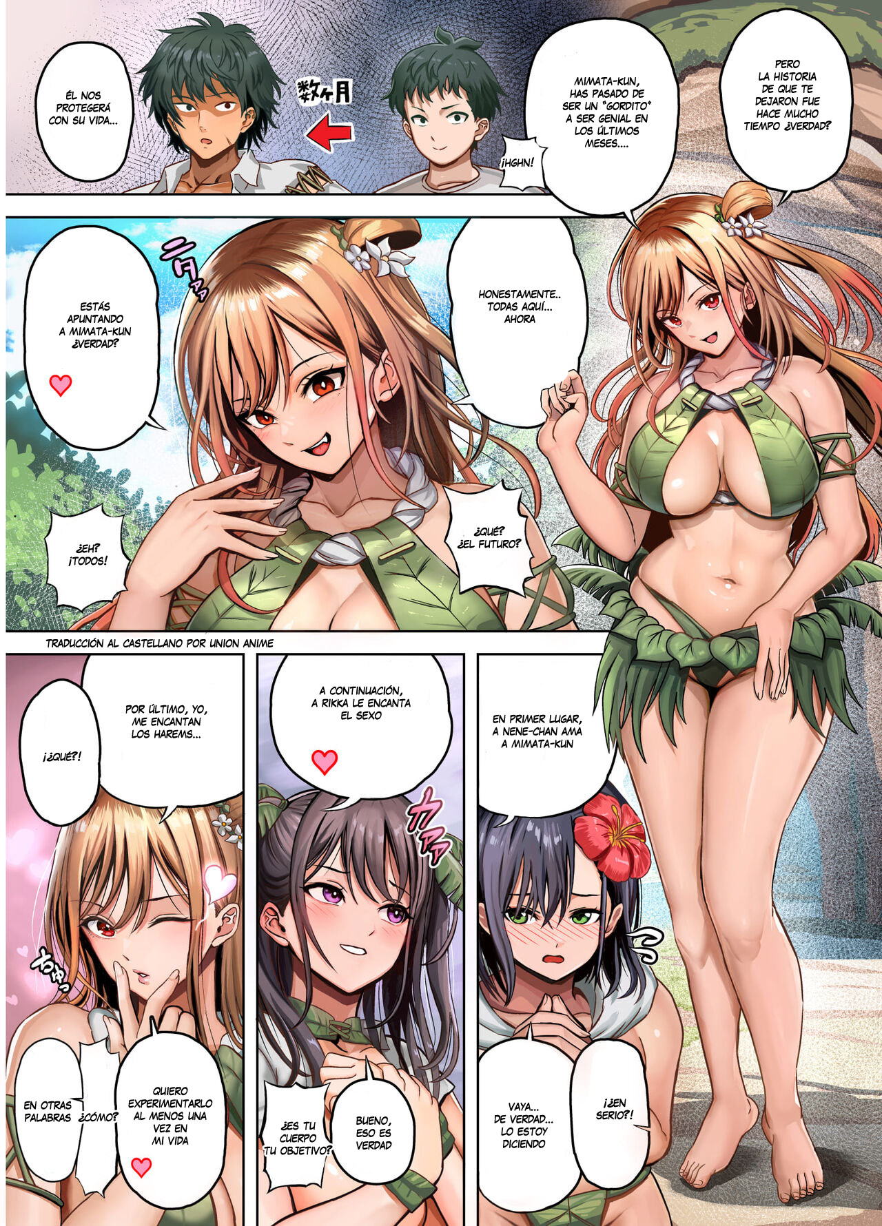 Mujintou Sounans Harem | Haren de Náufragos en una Isla Desierta page 11 full