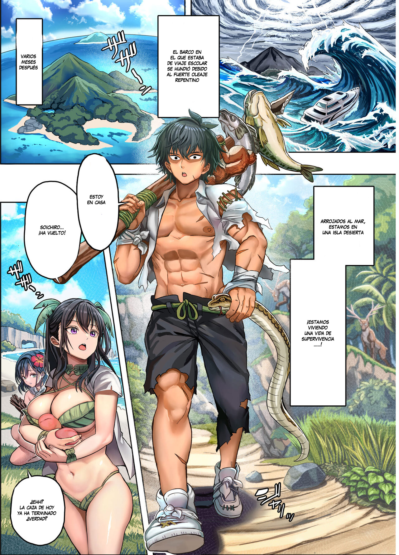 Mujintou Sounans Harem | Haren de Náufragos en una Isla Desierta page 6 full