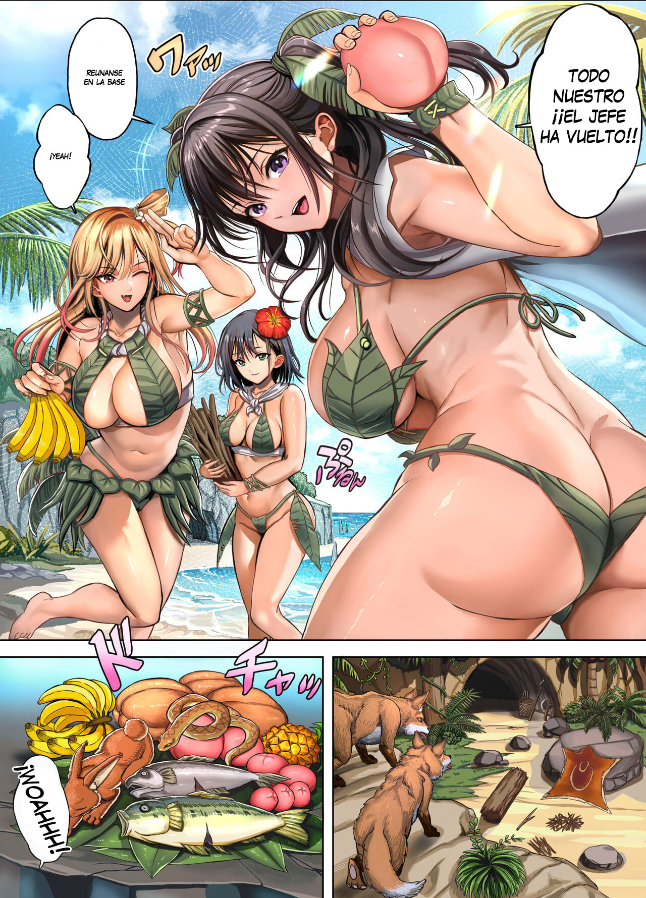 Mujintou Sounans Harem | Haren de Náufragos en una Isla Desierta page 7 full