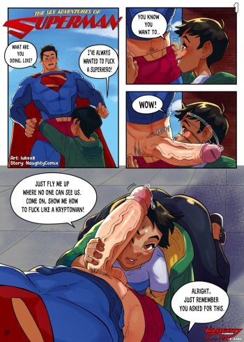 [NaughtyComix/Lukex8] The Sex Adventures Of Superman (Ongoing) cover