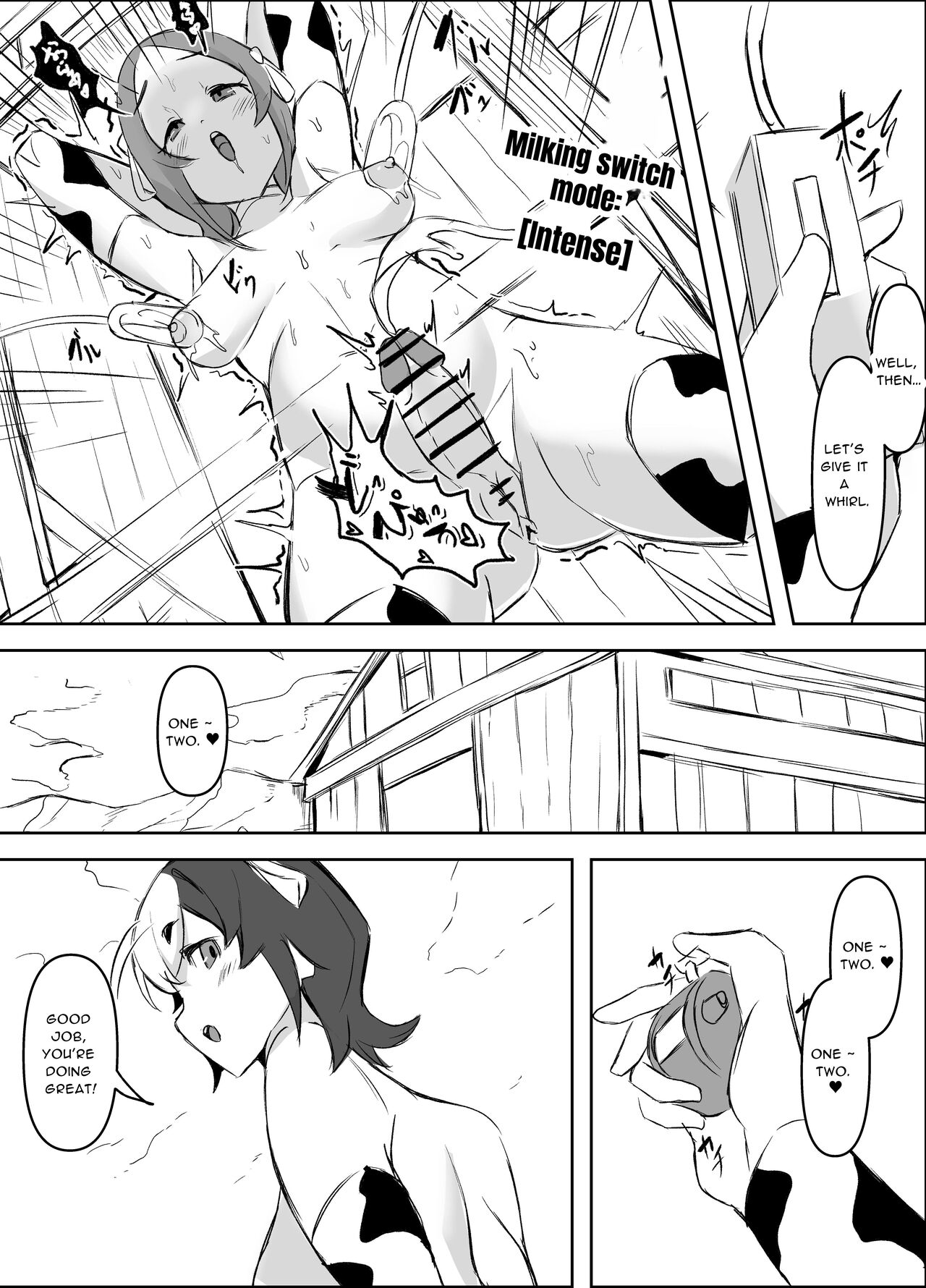 Futanari  Sakusei Bokujou  Monogatari | Futanari Cumsuckery Ranch Tale page 10 full