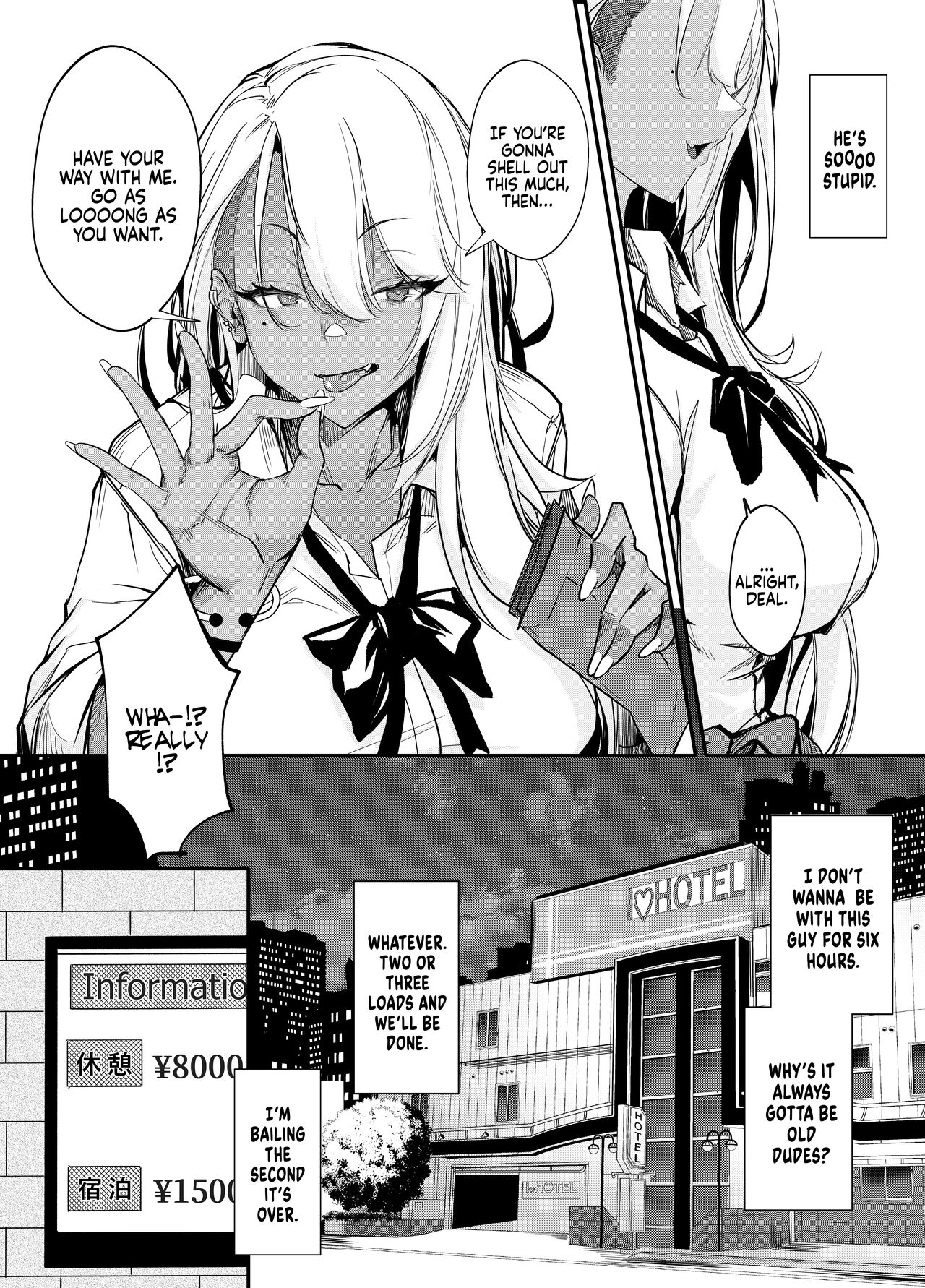Namaiki JK ga Wakaraserareru Hon | Putting a Cheeky Gyaru in Her Place page 11 full