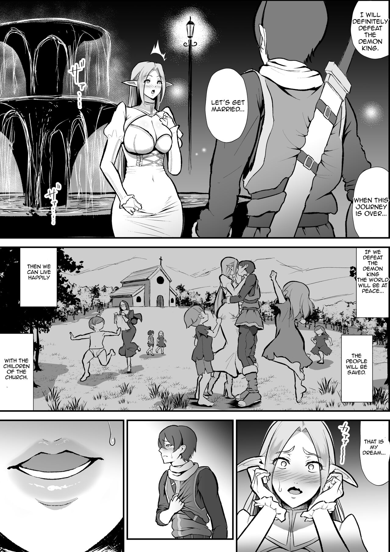 Cuckolded Elven Holy Maiden Serena, Falls into Anal Pleasure | Netorare Erufu no seijo shinkan serēna, anaru, kairaku ochi page 8 full