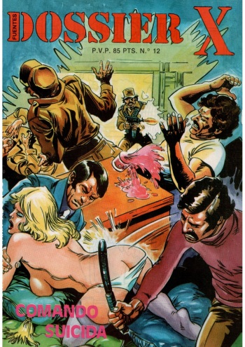 Dossier X #12 - Comando Suicida [Spanish] cover