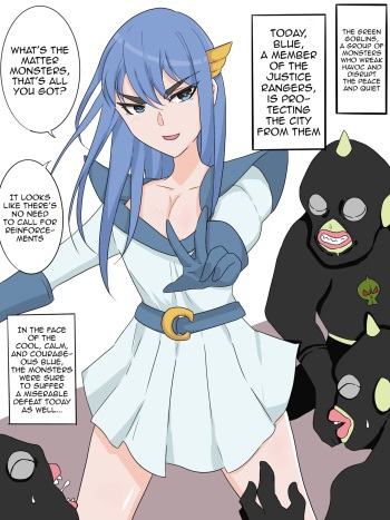 [Chihiro] Superheroine from a Sentai series Swaps Bodies with a Low-ranking Combatant [English] cover