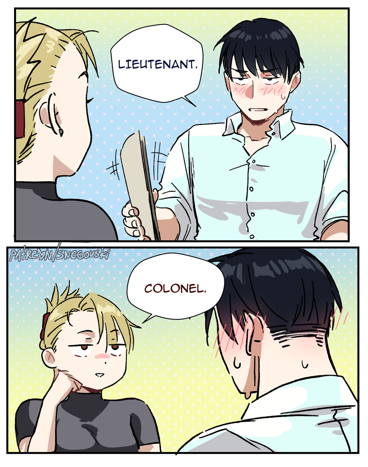Roy Mustang x Riza Hawkeye page 12 full