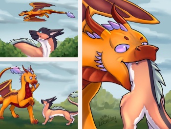 [KellSmiley] Dragon vore cover