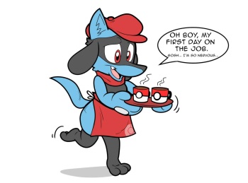 [Floofyboyetime] Riolu's New Job! cover