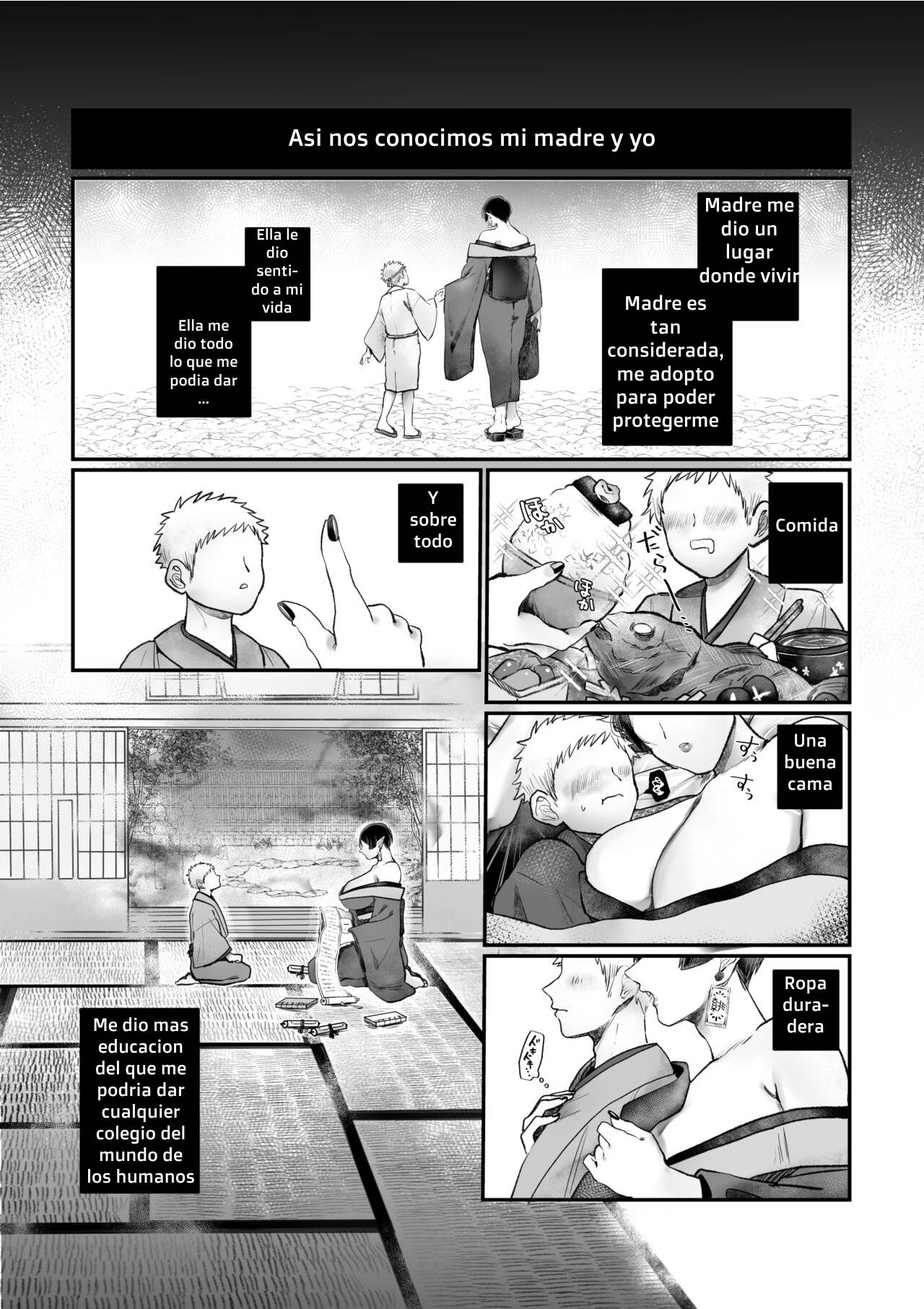 Bakunyuu Muchimuchi Oni Mama, Mouja no Musuko to Honki Koubi. page 9 full