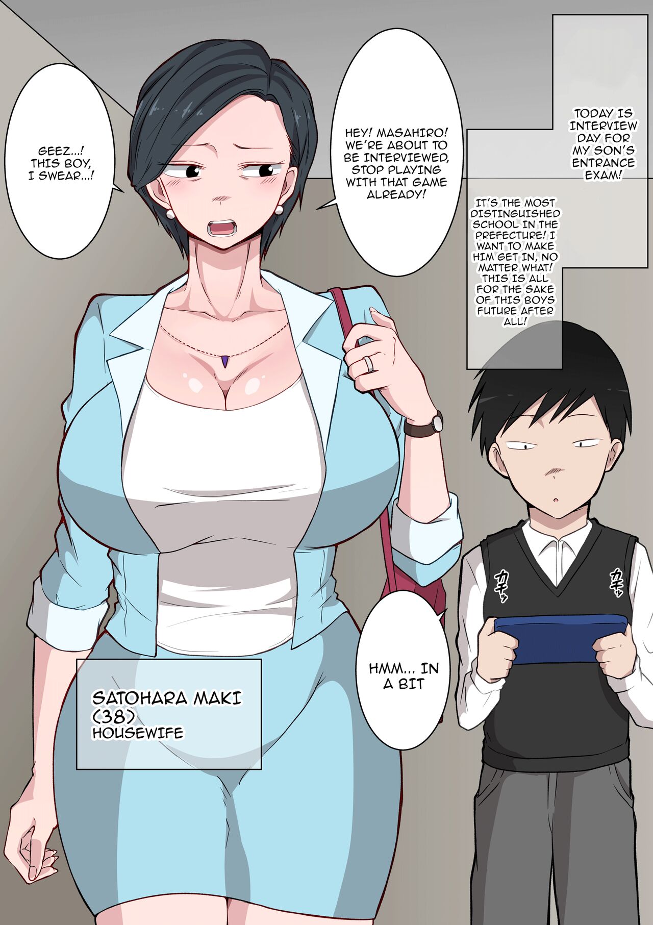 Ojuken Mama no Netorare Uraguchi Nyuugaku / A Helicopter Mom’s Shady School Entrance Netorare Bribe page 3 full