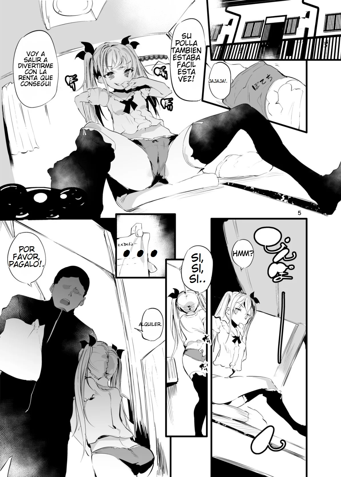 Mesugaki Apart VS Wakarase Kanrinin page 4 full