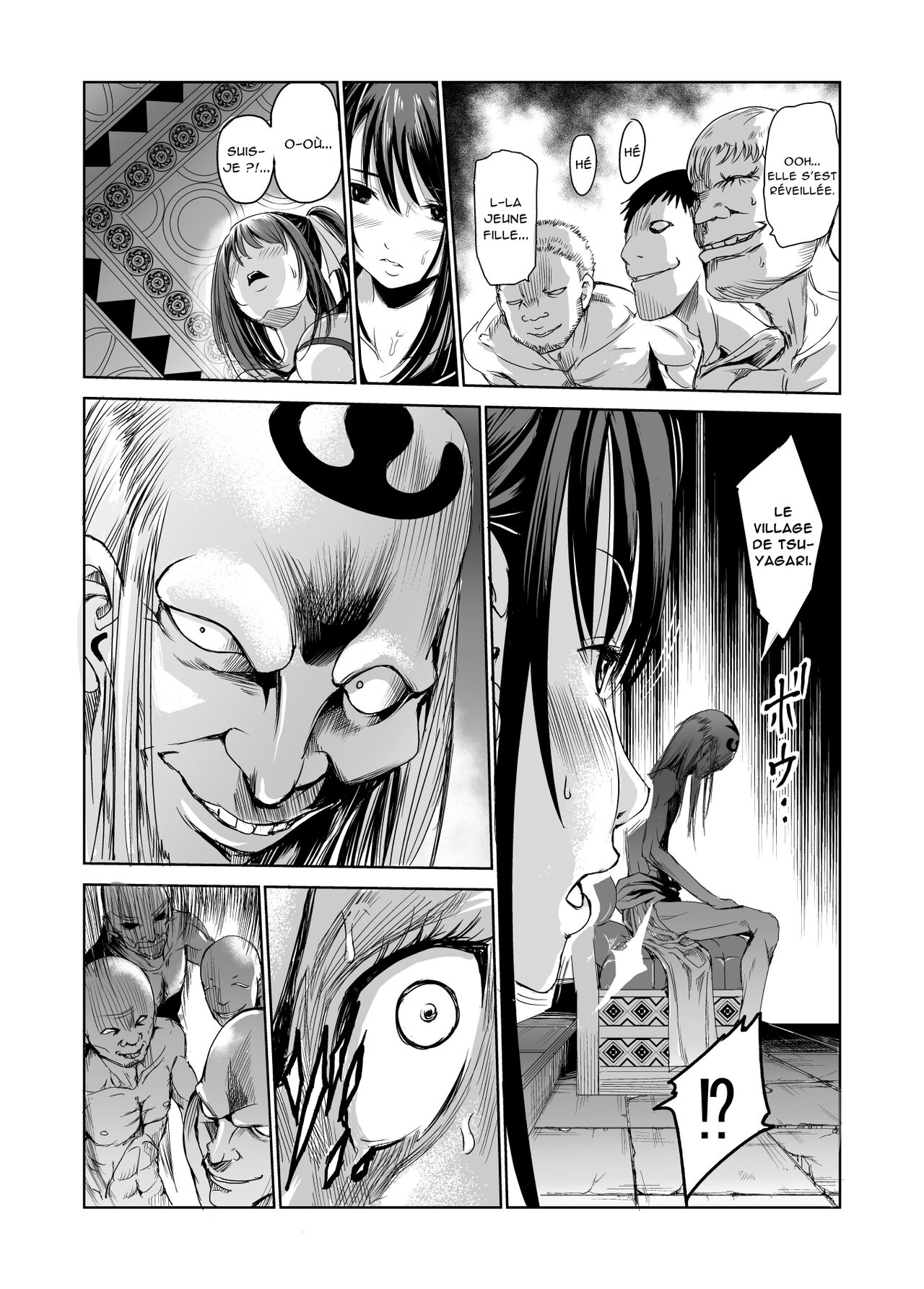 Tsuyagari Mura 1 ~Kareshi o Mamoru Tame Hikyou no Mura de Kyousei Gohoushi & NTR Sex~ page 12 full