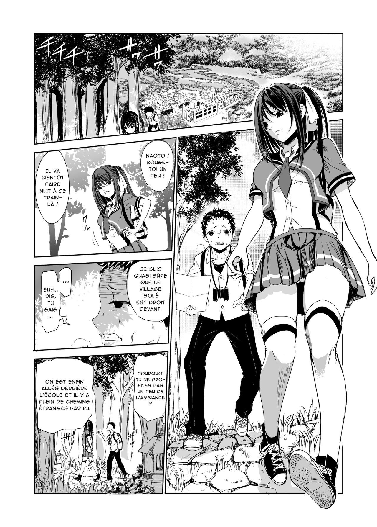 Tsuyagari Mura 1 ~Kareshi o Mamoru Tame Hikyou no Mura de Kyousei Gohoushi & NTR Sex~ page 2 full