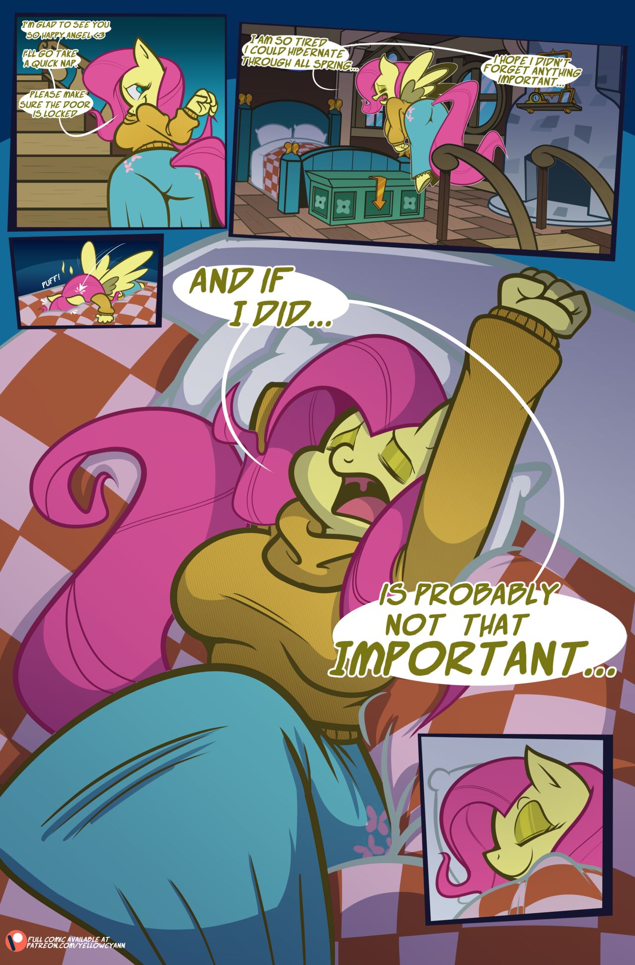 Fluttershy's Overtime page 3 full