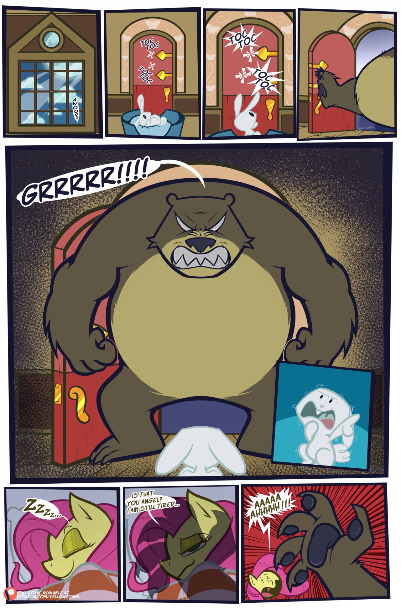 Fluttershy's Overtime page 4 full