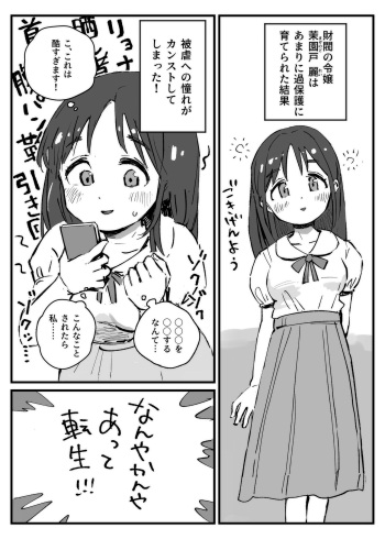 [Iwaku Waku] Hentai Ojou-sama no Isekai Dorei Seikatsu | Slave life of a young lady [Japanese, English] cover