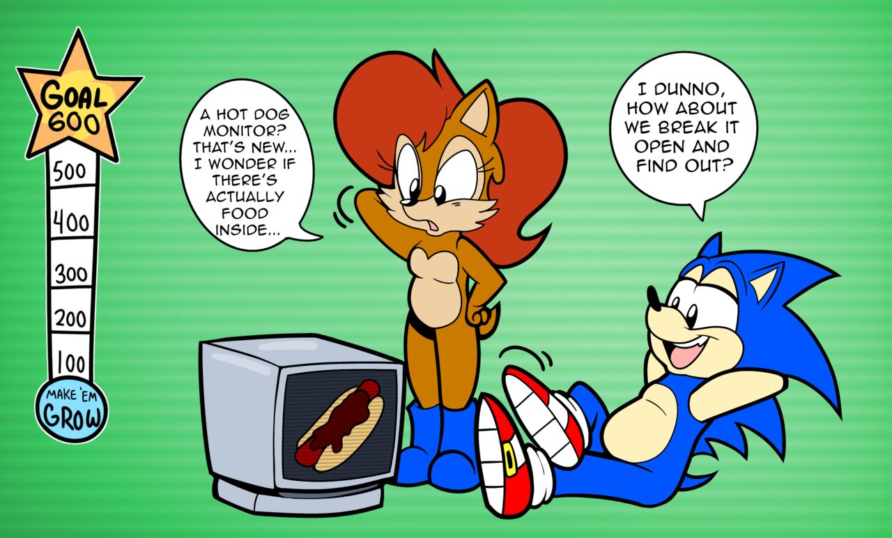 Sonic & Sally GROWTH DRIVE page 1 full