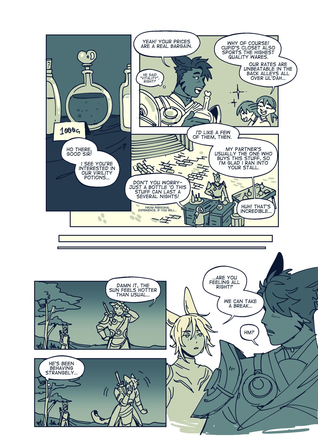 A Potion Mishap page 1 full