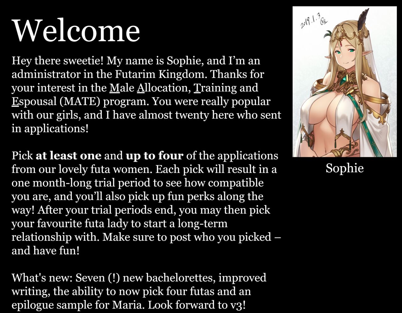 The MATE Program v2 - Pick your Futa! page 1 full