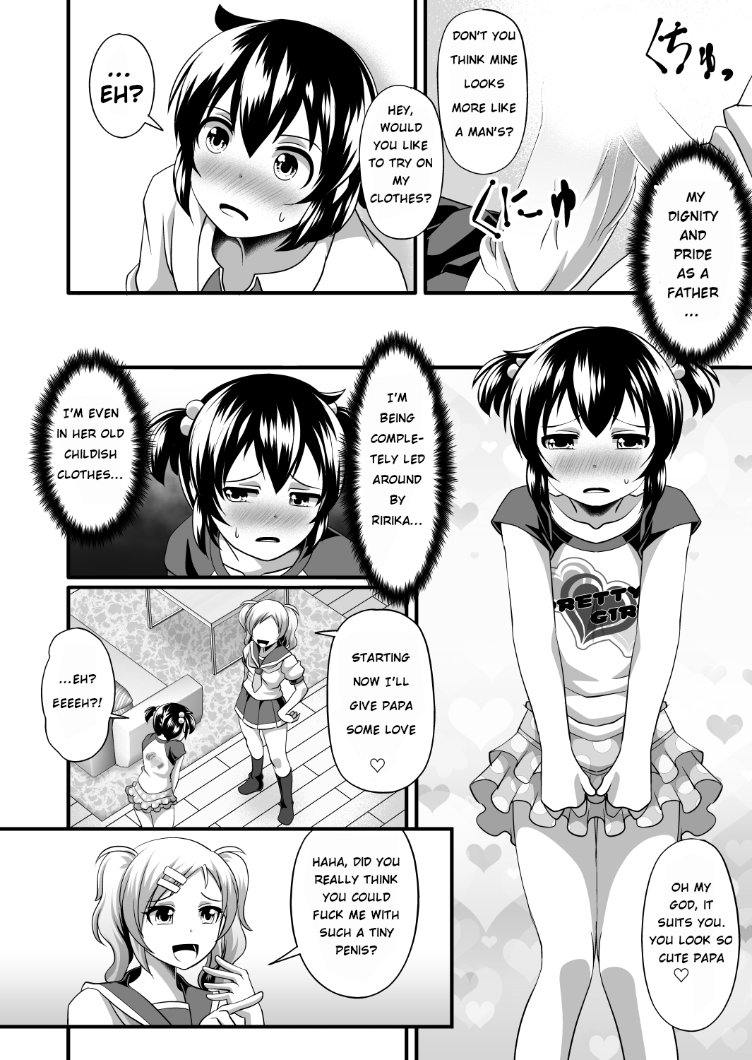 Futanari daughter and cute papa role reversal page 8 full