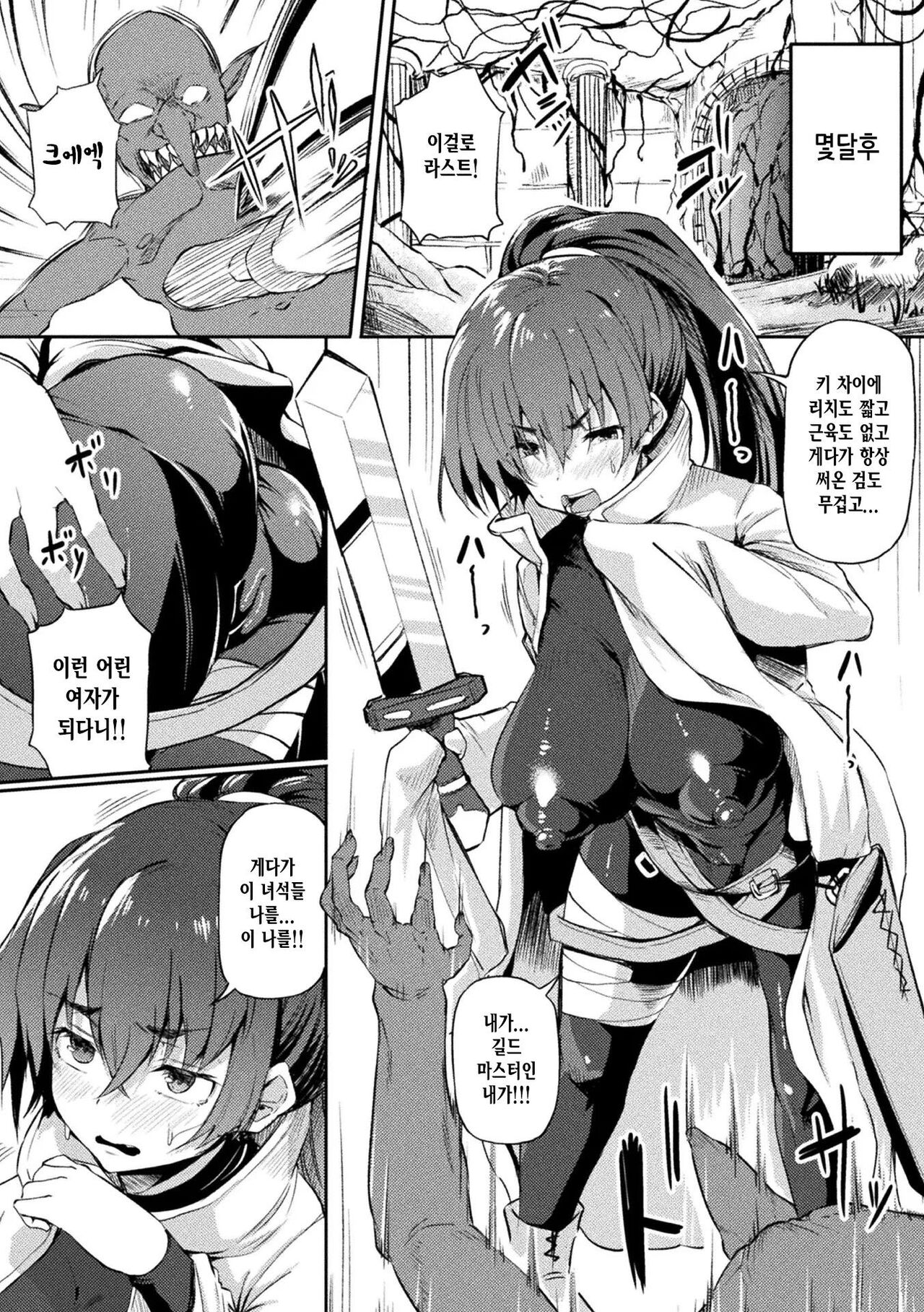Igyou no Sanagi ~Goblin ni Haiboku Shita Nyotaika Senshi no Matsuro~ | 이형의 번데기 ~고블린에게 패배한 여체화 전사의 결말~ page 6 full