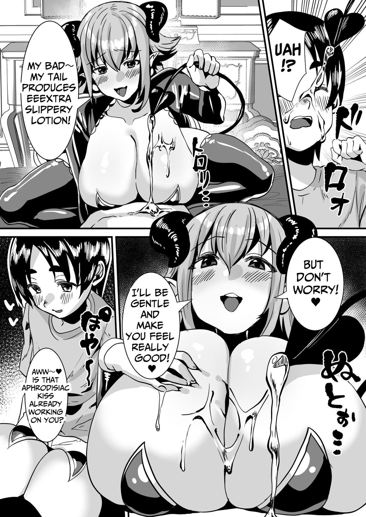 Lotion Succubus no Nurunuru Sakusei Inmu | Lotion Succubus' Slippery Lewd Dream page 11 full