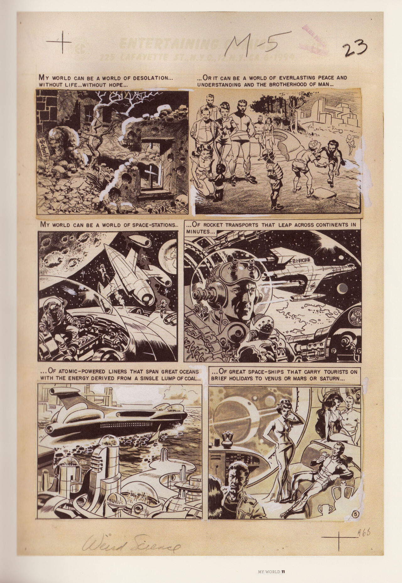 Les Mondes de Wallace Wood page 12 full