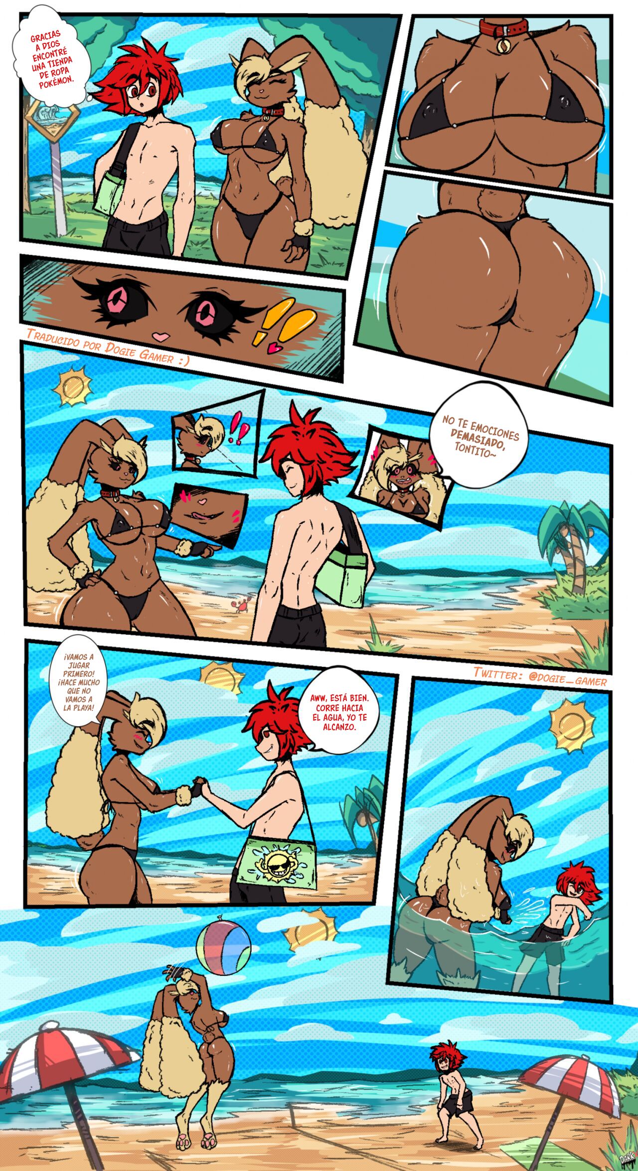 Rafe & Luna's Beachy Anniversary page 1 full