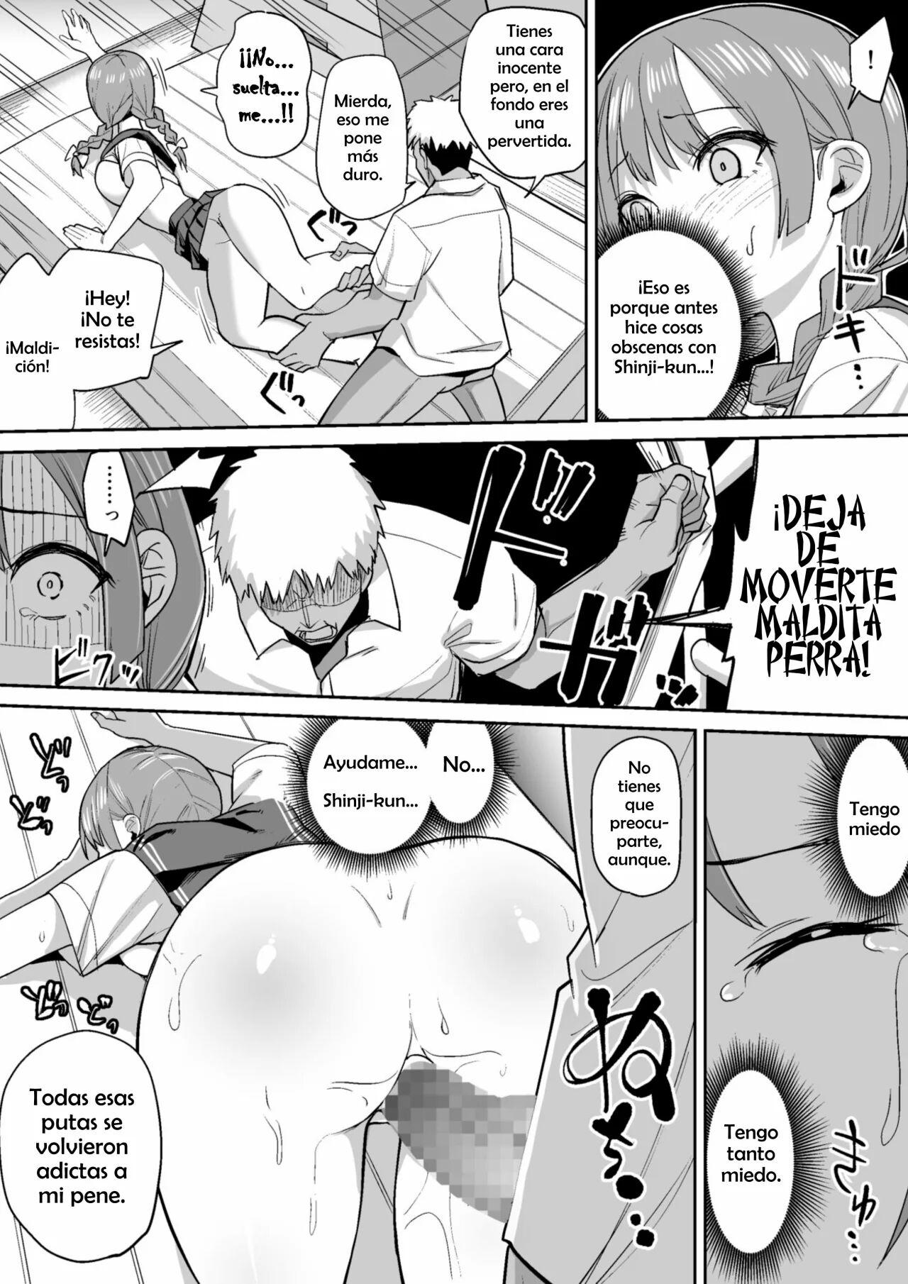 Inaka de wa Kwaii Kanojo o Furyou no Senpai ni Netorareru page 11 full
