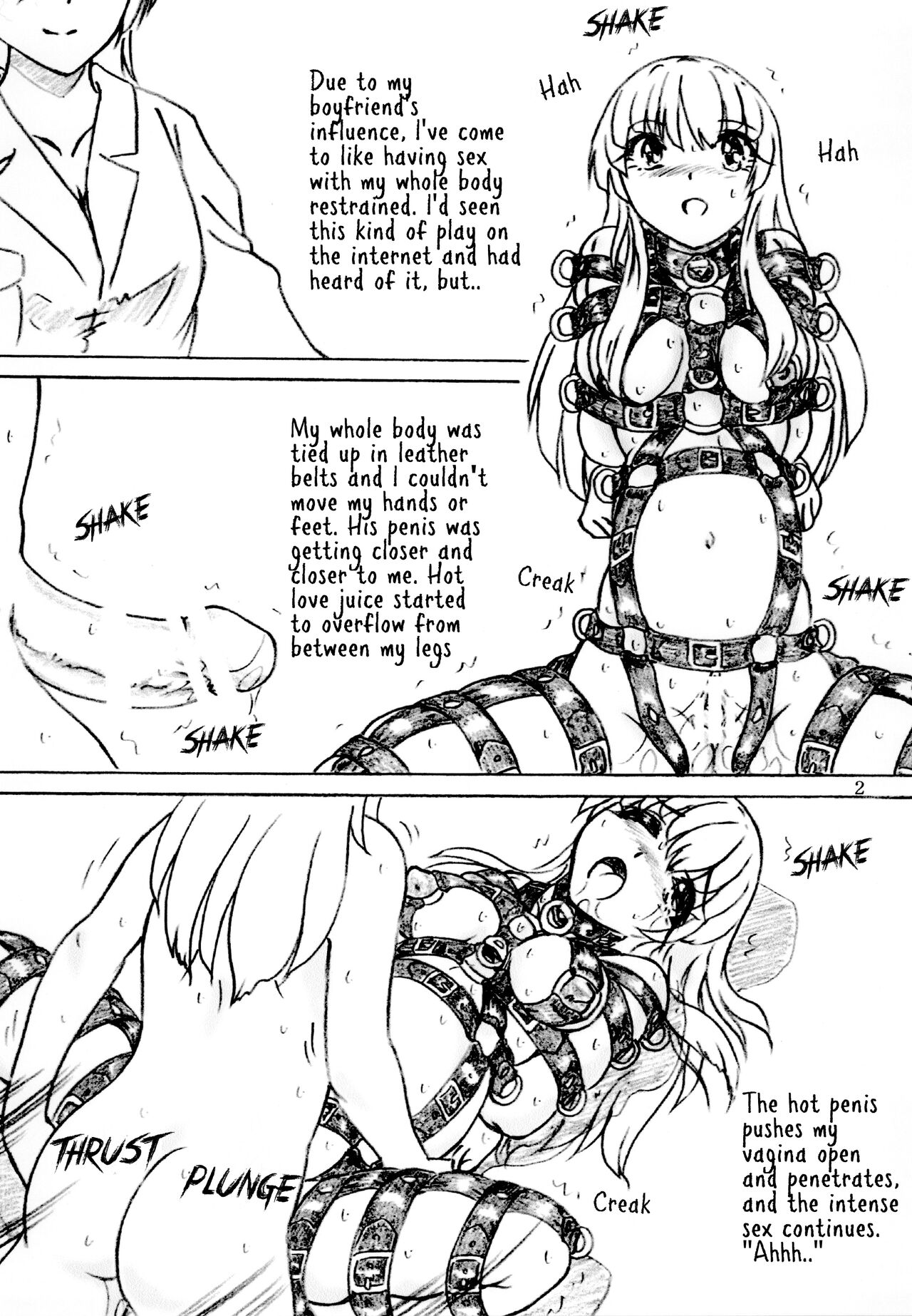 Joshidai nama zenshin kōsoku naizō kakuchō kyōsei zetchō | College girl fully restrained internal organs expanded forced to climax page 2 full