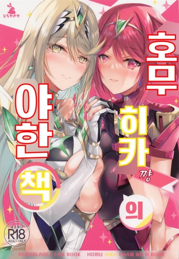(C100) [Dorayakiya (Inoue Takuya)] HomuHika-chan no Ecchi Hon | 호무히카쨩의 야한책  (Xenoblade Chronicles 2) [Korean] cover