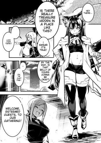 [Left Hand] Swordsman-chan is lured into a dungeon by Adventurer-chan, forced to wear a costume that has a brainwashing effect, and becomes a slave wife cover