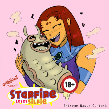 [Omnithyrst] Starfire Loves Silkie (Teen Titans) cover